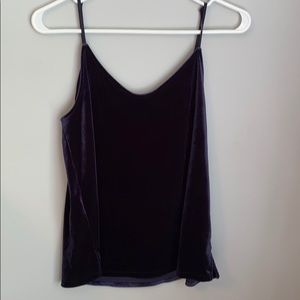 ANN TAYLOR VELVET TANK TOP